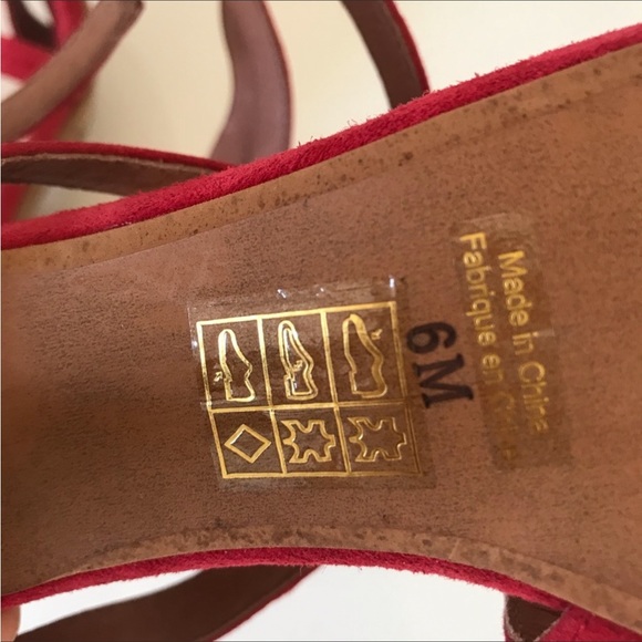 Jeffrey Campbell Melinda K-H Tall Coil Red Heels 6 - Picture 6 of 6